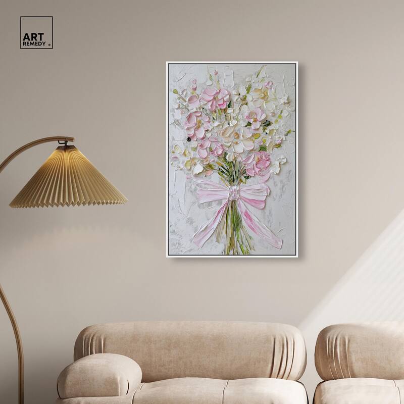 Layered Lily Canvas by Art Remedy