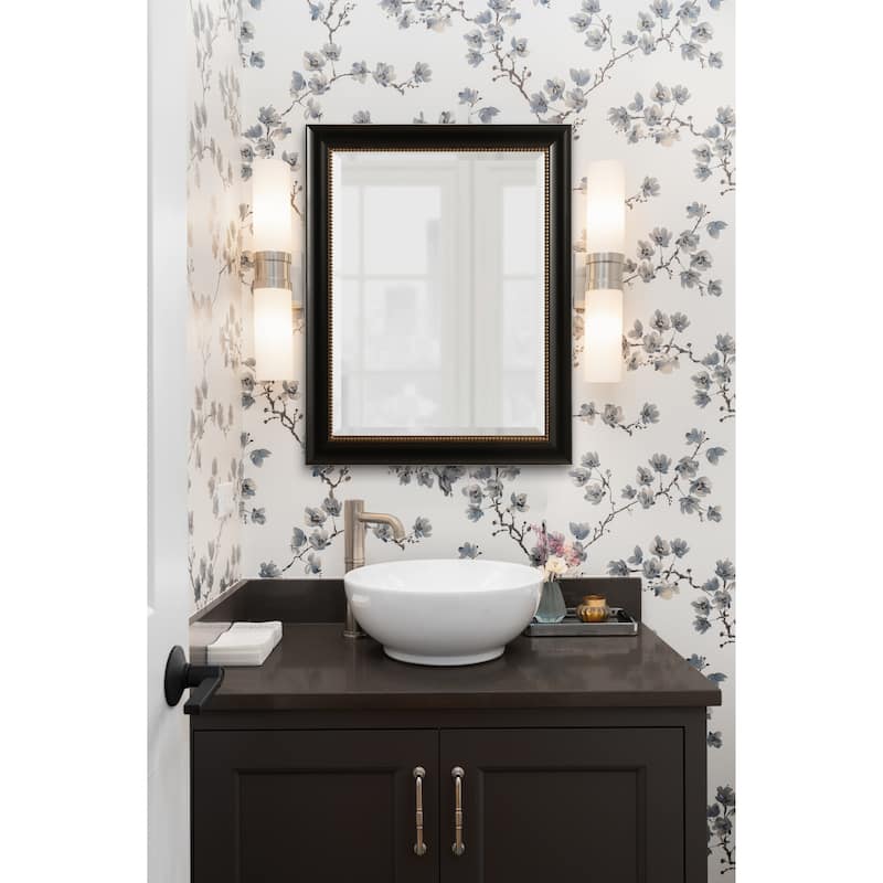 Kate and Laurel Parodi Rectangle Bathroom Wall Mirror