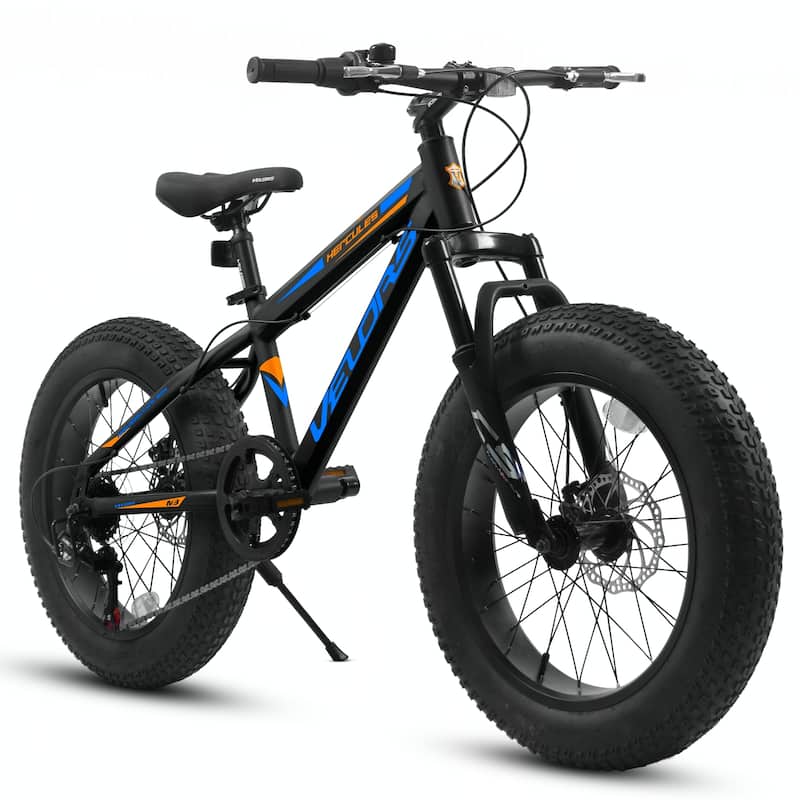 20 Inch Fat Tire Bike Adult 7 Speed Mountain Bike