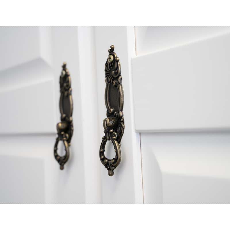 100% Solid Wood Kyle 3-Door Wardrobe Armoire with Mirrored Door