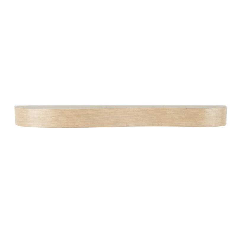 Wood Handmade Wall Shelf - Black or Brown - Roche River Decor