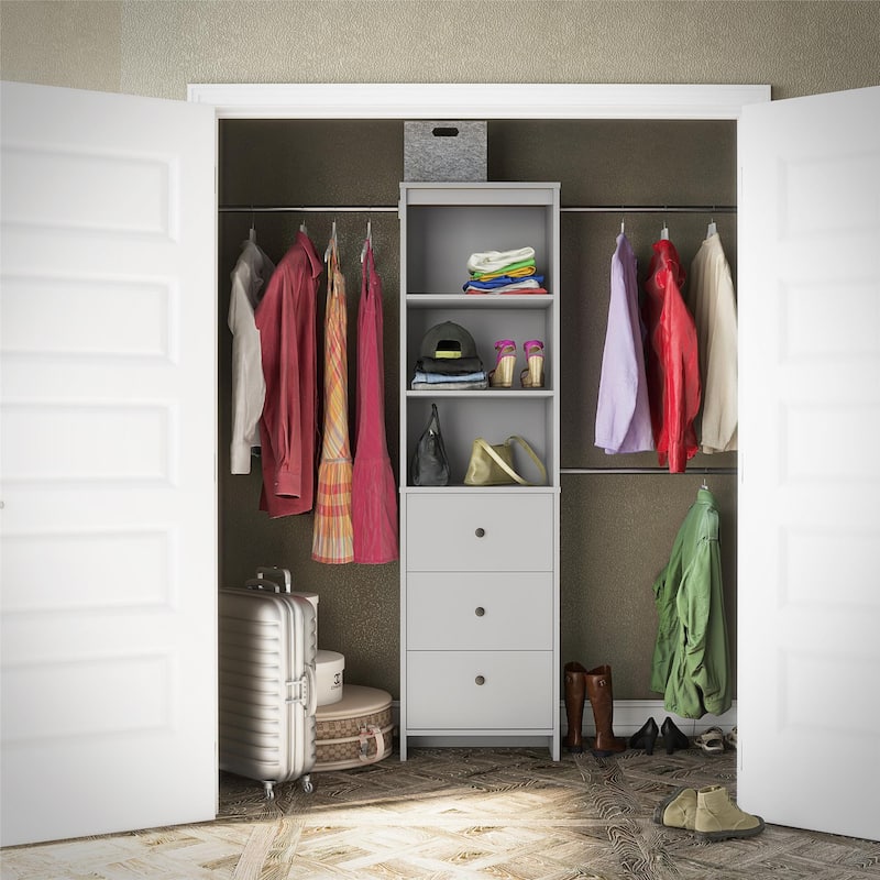 Systembuild Evolution Bodwell Closet Storage Organizer