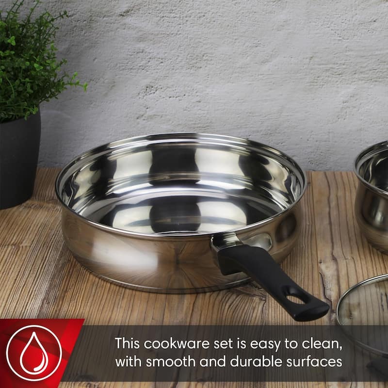Magefesa Deliss Stainless Steel Cookware Set