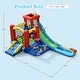 preview thumbnail 2 of 8, Gymax Kids Inflatable Bounce House Castle 9 in 1 Water Slide Park