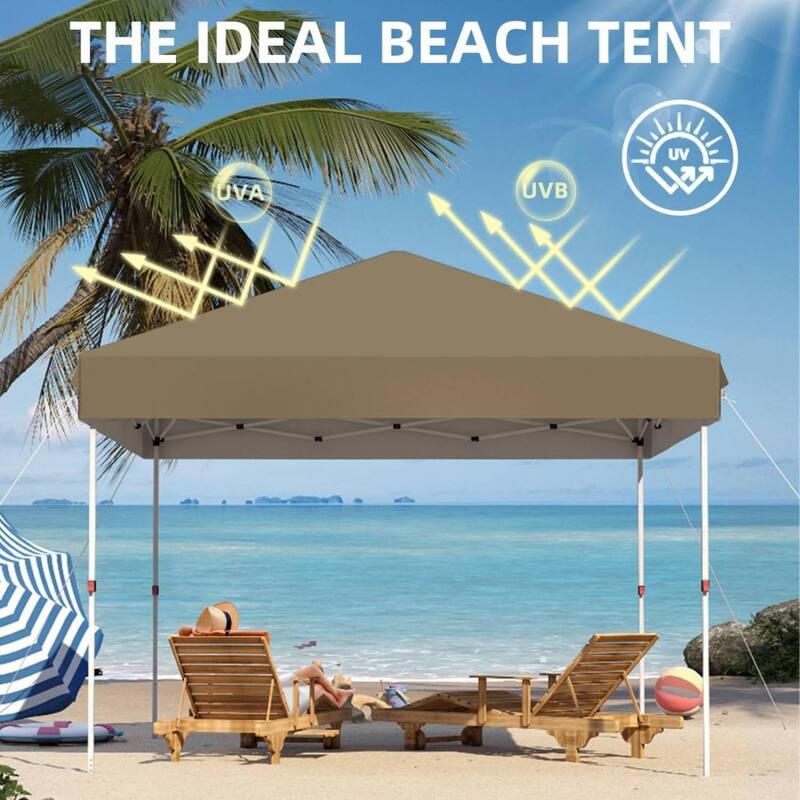 Portable Outdoor 10x20 Pop Up Canopy Tent for Picnics, Camping