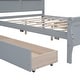 preview thumbnail 13 of 50, Full Wood Platform Bed with Drawers - Elegant Design, No Box Spring Needed