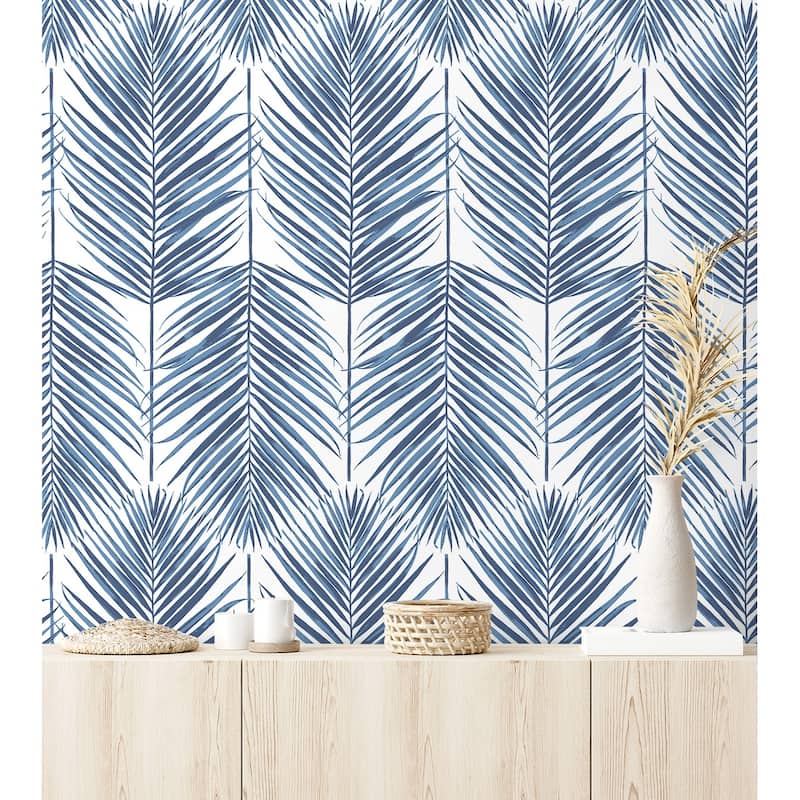 Seabrook Designs Paradise Palm Prepasted Wallpaper