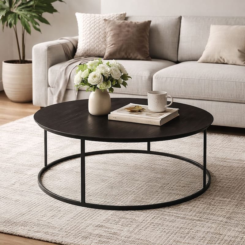 Robertson Round Metal Coffee Table