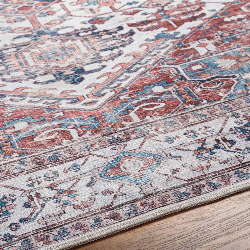 Livabliss Ariane Vintage Persian Printed Washable Area Rug