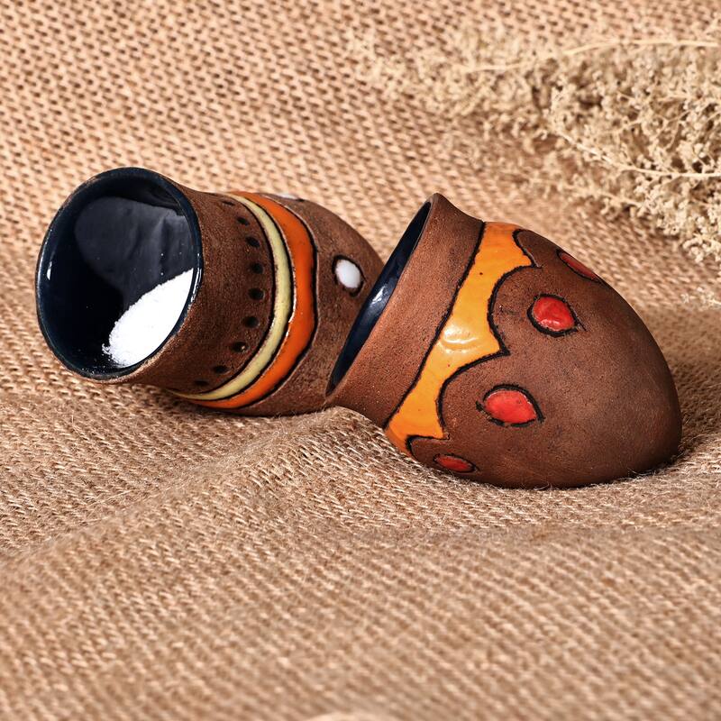 Novica Handmade Kingdom Flavors Ceramic Salt And Pepper Set (2 Pieces)