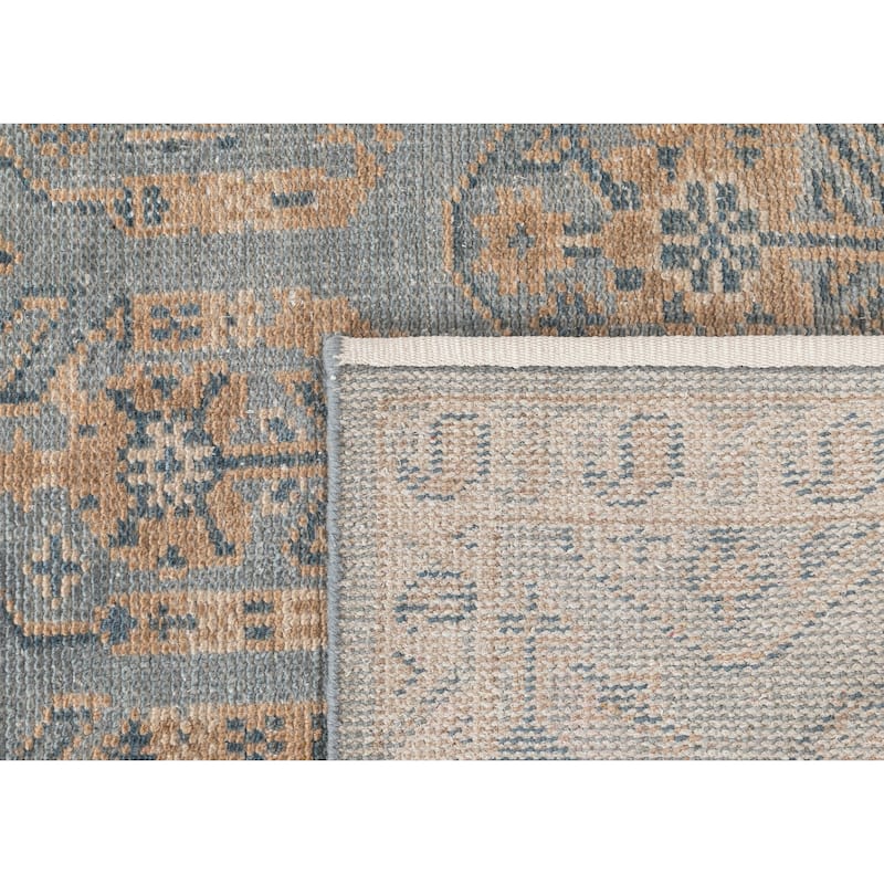 Terra by Obeetee Tuscany Pesely Blue Rug