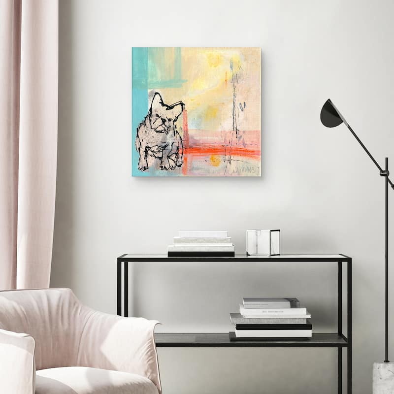 French Bulldog by Wyanne Canvas Art Print