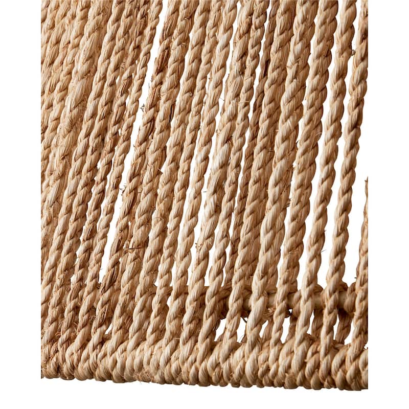 Currey & Company Parnell Natural Pendant - 37.5"h x 27.75"dia