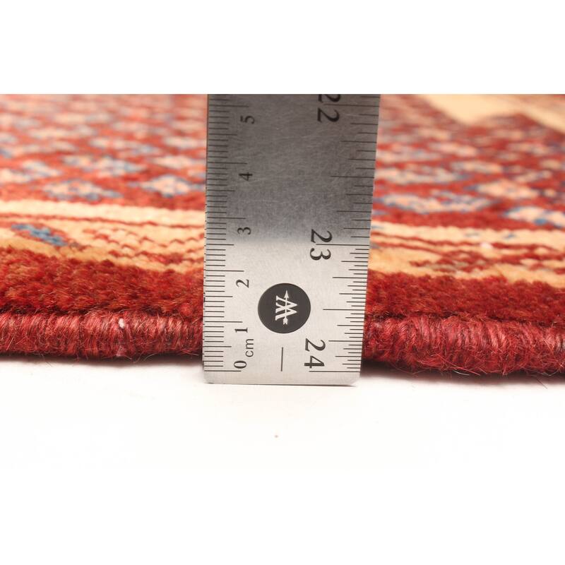 ECARPETGALLERY Hand-knotted Andelz Copper Wool Rug - 3'5 x 4'7