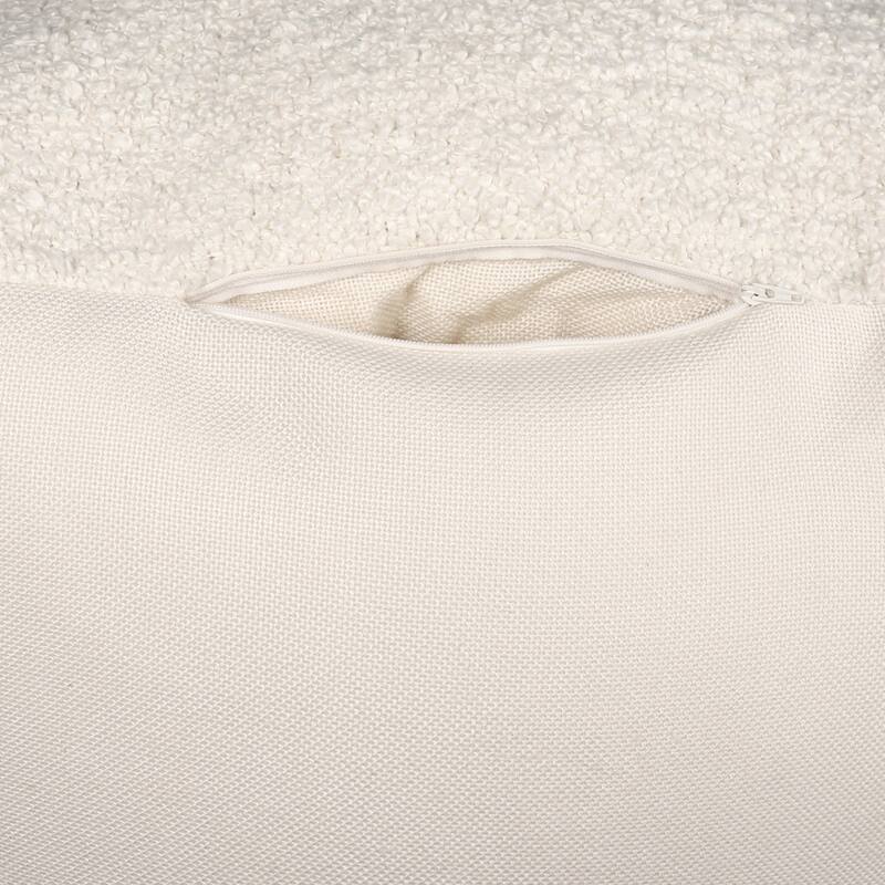 Sevita Solid Mid-Century Hand-Woven Square Pouf