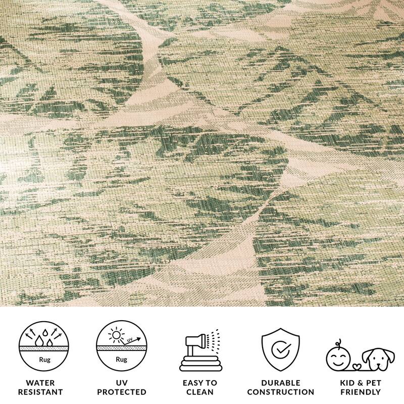 SAFAVIEH Courtyard Maelyss Indoor/ Outdoor Waterproof Patio Backyard Rug