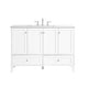 preview thumbnail 5 of 9, Elegant Lighting Sommerville 48" Free Standing Single Basin Vanity Set White