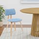 Option Light Blue and Oak