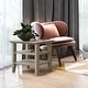 preview thumbnail 43 of 49, WYNDENHALL Normandy 14 inch Wide Solid Wood Transitional Narrow Side Table - 14 Inches wide Distressed Grey
