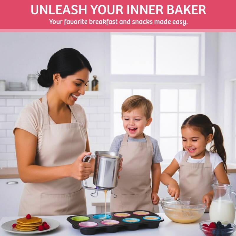 Pancake Batter Dispenser - Gourmet Stainless-Steel Pourer - No Drip Dispenser by Chef Buddy