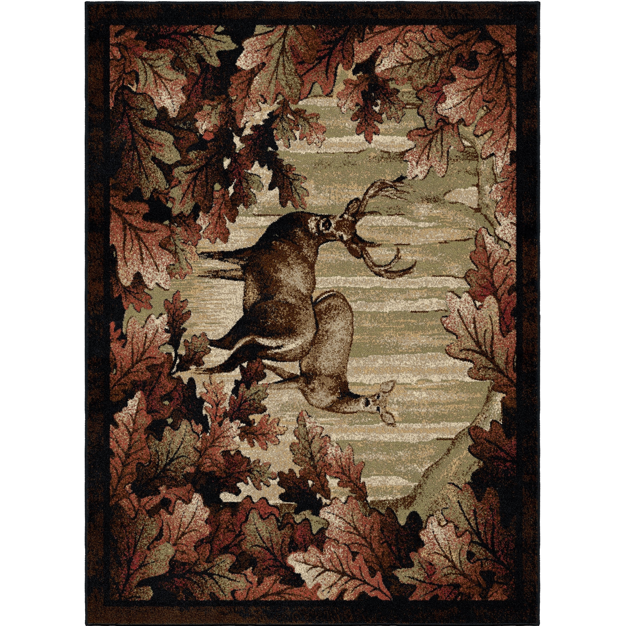 Whitetail Hunters Western Rug Various Sizes and Shapes with FREE Shipping 
