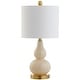 preview thumbnail 49 of 81, Anya 20.5" Mini Glass LED Table Lamp, Gray by JONATHAN Y
