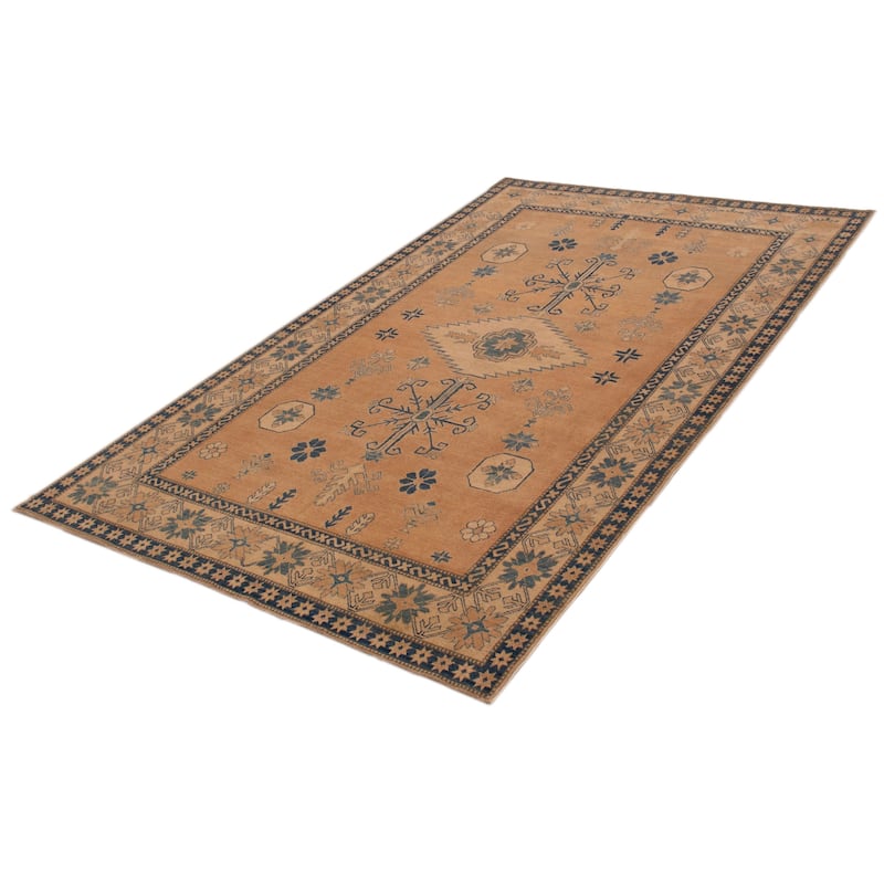 ECARPETGALLERY Hand-knotted Finest Ghazni Copper, Tan Wool Rug - 6'11 x 10'10