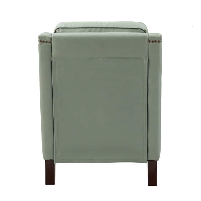 Pascual Comfy Living Room Armchair Set Of 2 with Solid Wood Legs