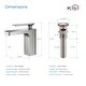 preview thumbnail 23 of 25, Lead Free Solid Brass Single Handle Bathroom Vanity Sink Faucet with Water Hose