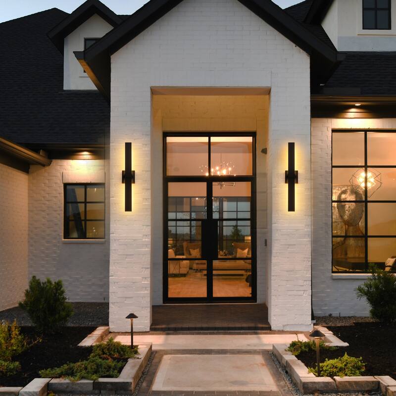 27" H Outdoor Linear Integrated LED Wall Sconce - H27.2" x W4.5"