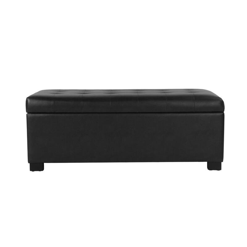 Porch & Den Camero Tufted Storage Bench