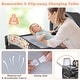 preview thumbnail 16 of 20, Babyjoy 3 in 1 Portable Baby Playard Nursery Center w/ Swing-away