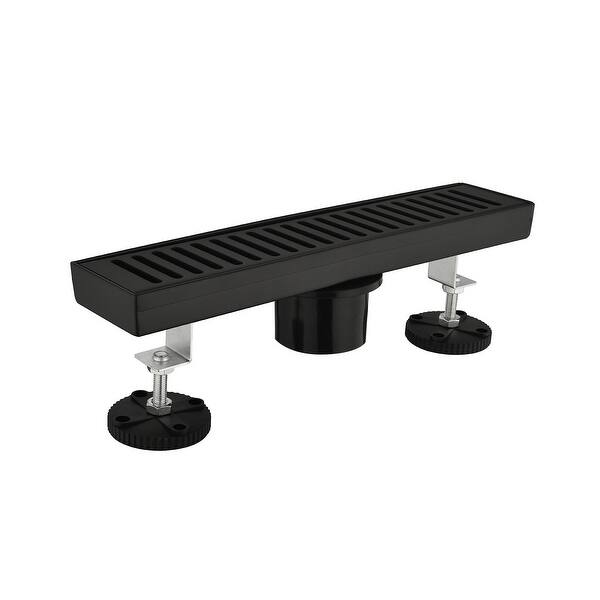 Stainless Steel Linear Shower Drain Matte Black Bed Bath & Beyond