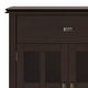 preview thumbnail 29 of 40, WYNDENHALL Stratford 60" Wide Solid Wood Transitional Large 4 Door Sideboard Buffet -  17"d x 60"w x 34"h