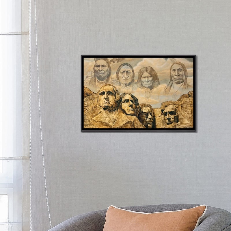 iCanvas "Founding Fathers" by David Behrens Framed