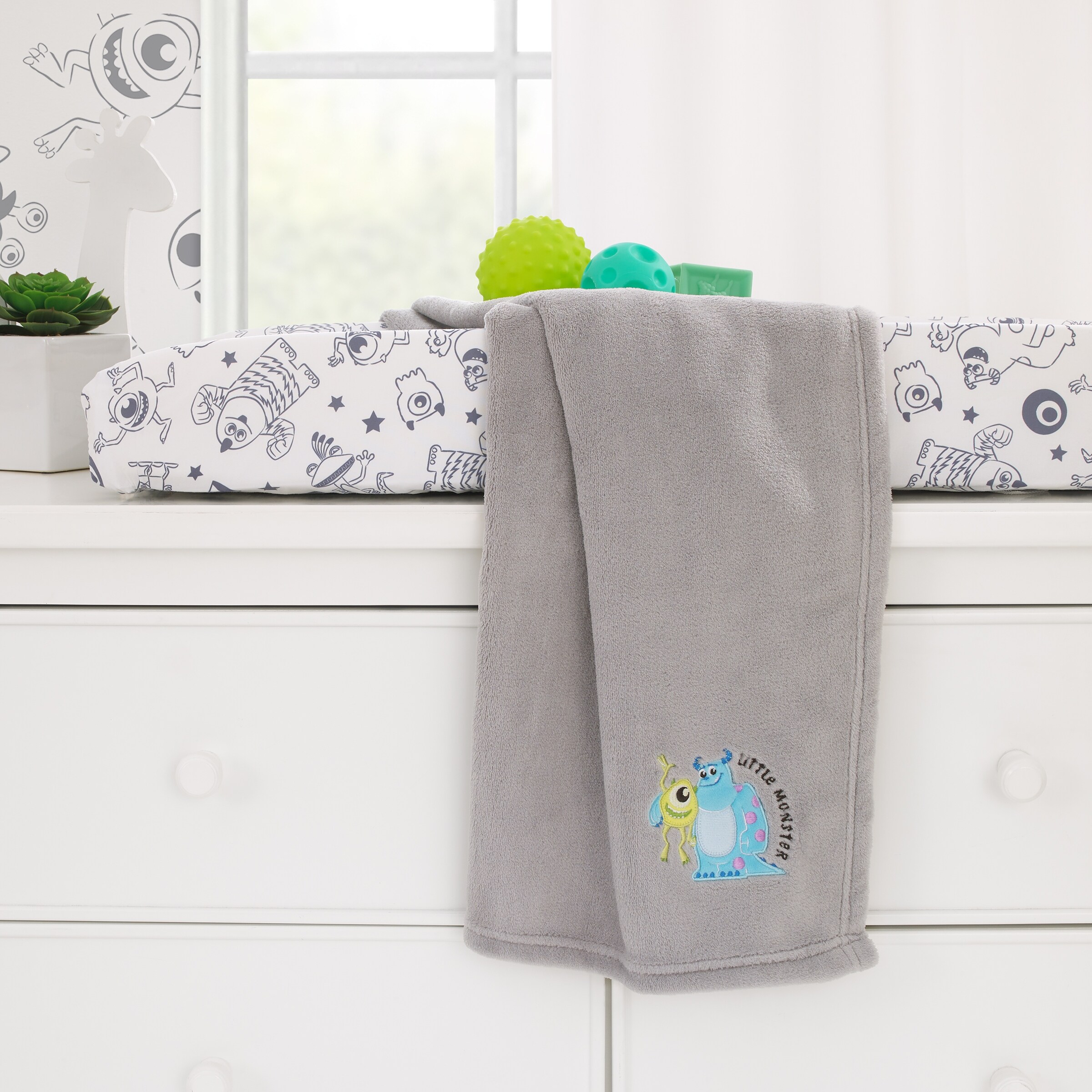 Disney Monsters Inc. Cutest Little Monster Baby Blanket