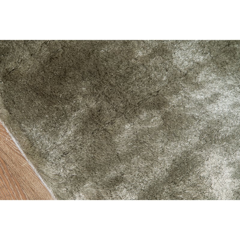 Momeni Luster Shag Hand Tufted Polyester Contemporary Solid Shag Rug
