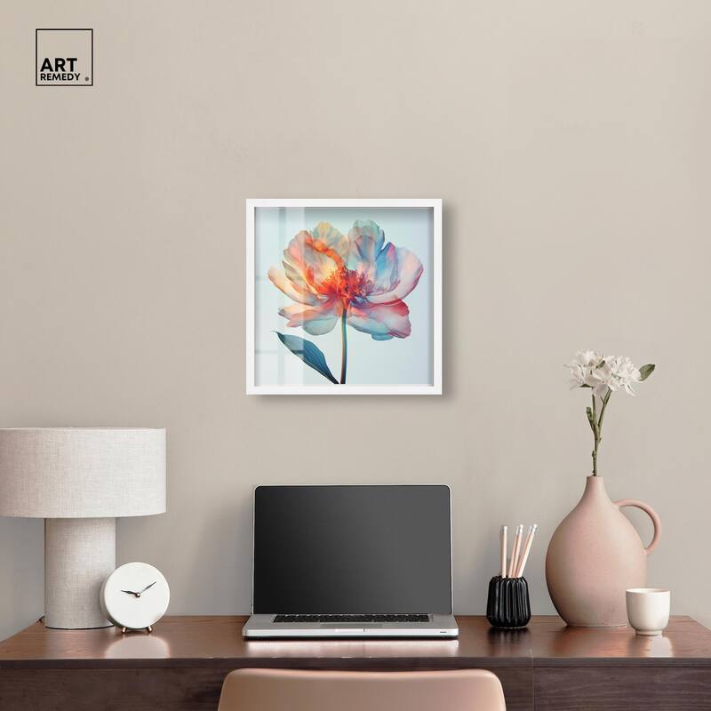 Peony Phases Shadowbox by Art Remedy