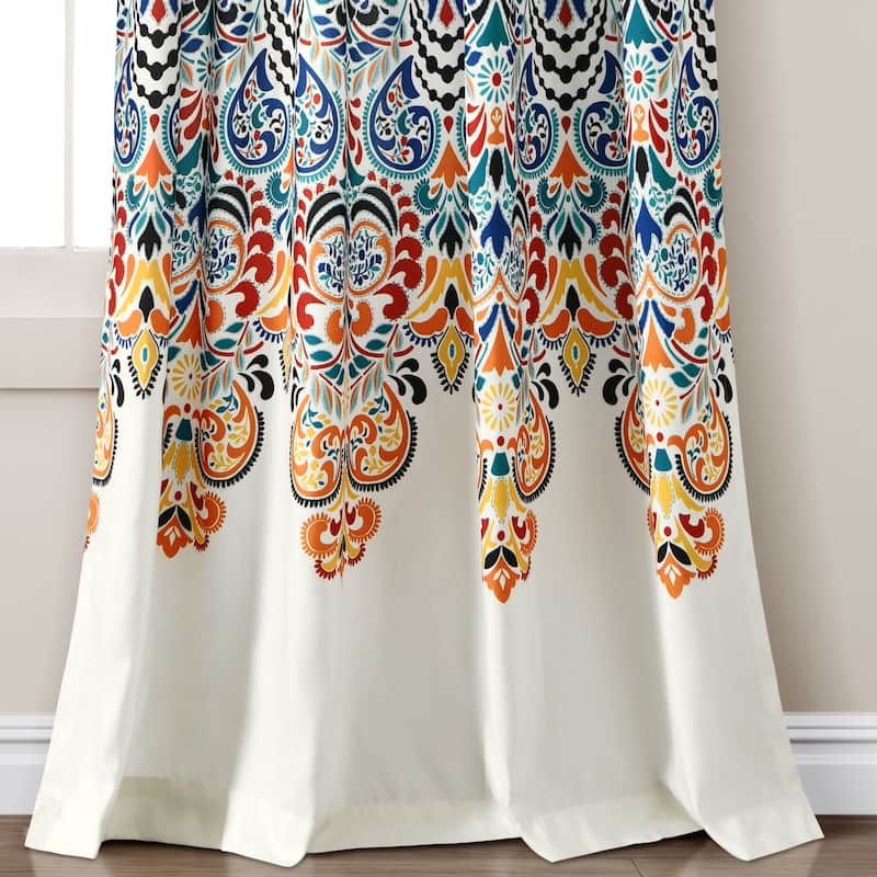Lush Decor Boho Medallion Window Curtain Panels