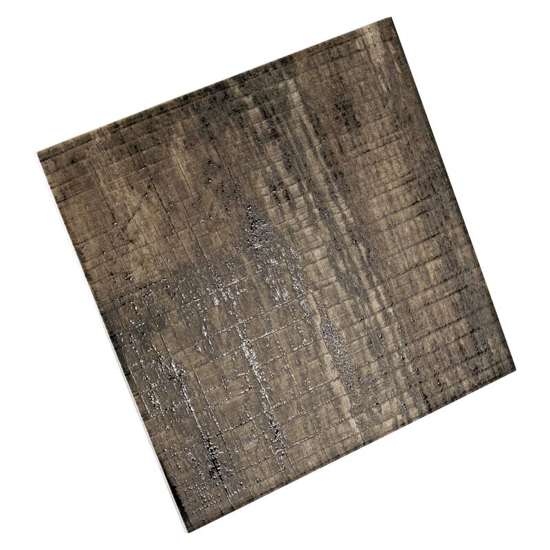 Merola Tile Sabina Timber Brown 9.86" x 9.86" Porcelain Floor and Wall Tile