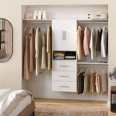 ClosetMaid SuiteSymphony Modern 3-Drawer 2-Door Hanging Closet System