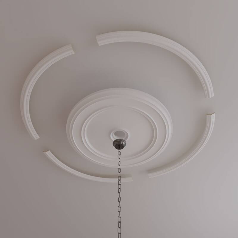 64 1/2"OD x 58"ID x 3 1/4"W x 1"P Traditional Ceiling Ring