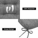 preview thumbnail 22 of 45, Indoor 3.7'' Dining Chair Pad Cushion (Set of 4)