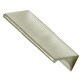 preview thumbnail 4 of 5, Alno Modern 3-1/2" Center to Center Cabinet Finger Pull, Cabinet Tab Satin Nickel