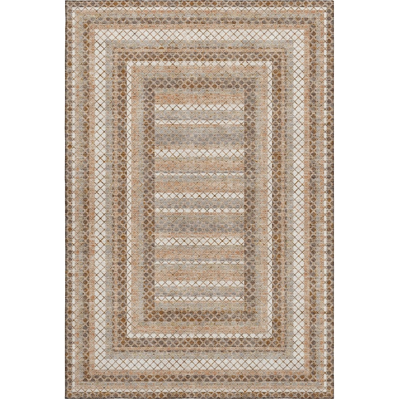 Premium Washable Super Soft Modern Borders Mayfield Rug