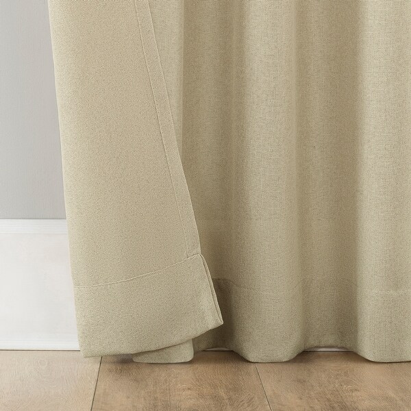 No. 918 Hathaway Twist Tab Semi-Sheer Tab Top Curtain Panel