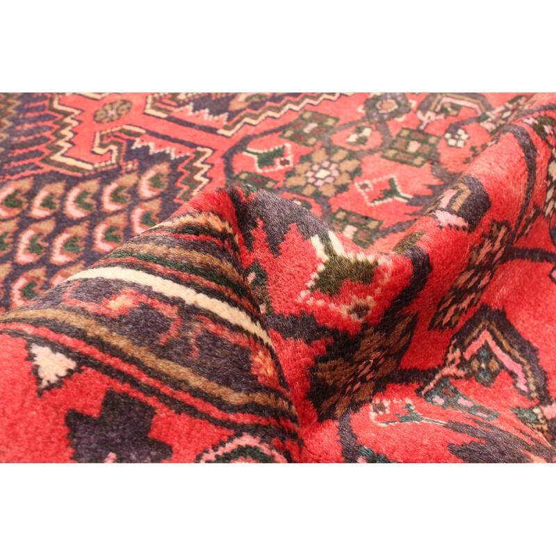 ECARPETGALLERY Hand-knotted Andelz Red Wool Rug - 3'10 x 6'8