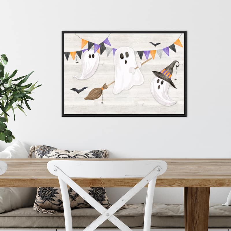 Sit a Spell landscape I by Tara Reed Canvas Art Framed - Sylvie Black