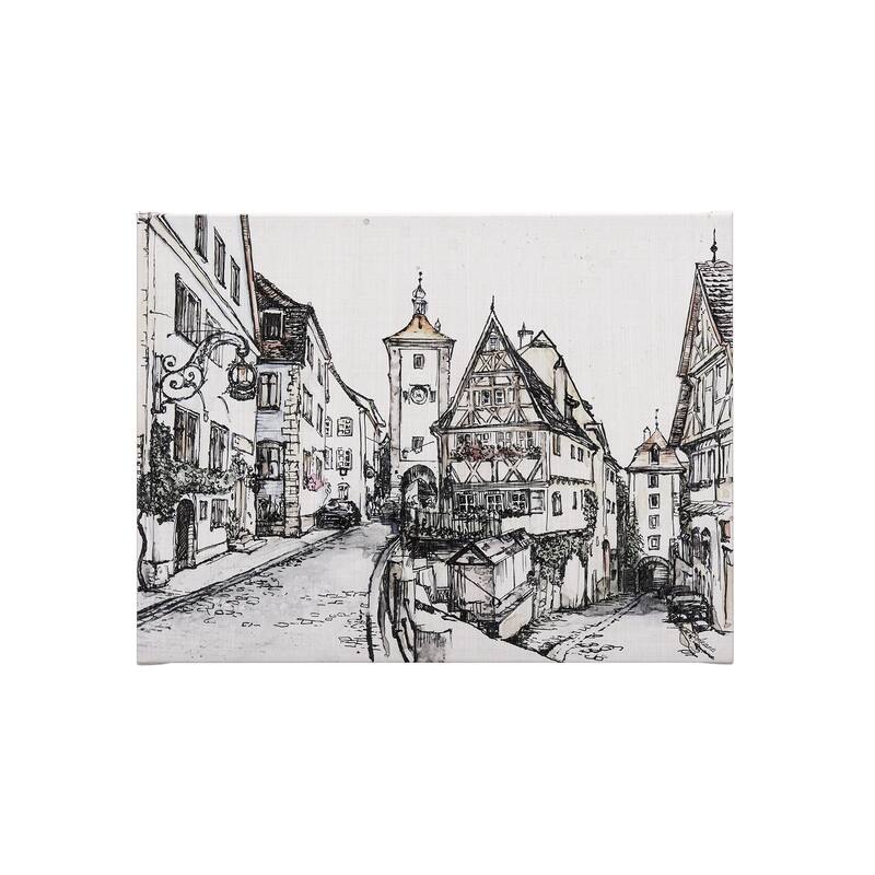 Travel Memories I (28 x 21) Canvas Art Print - Small