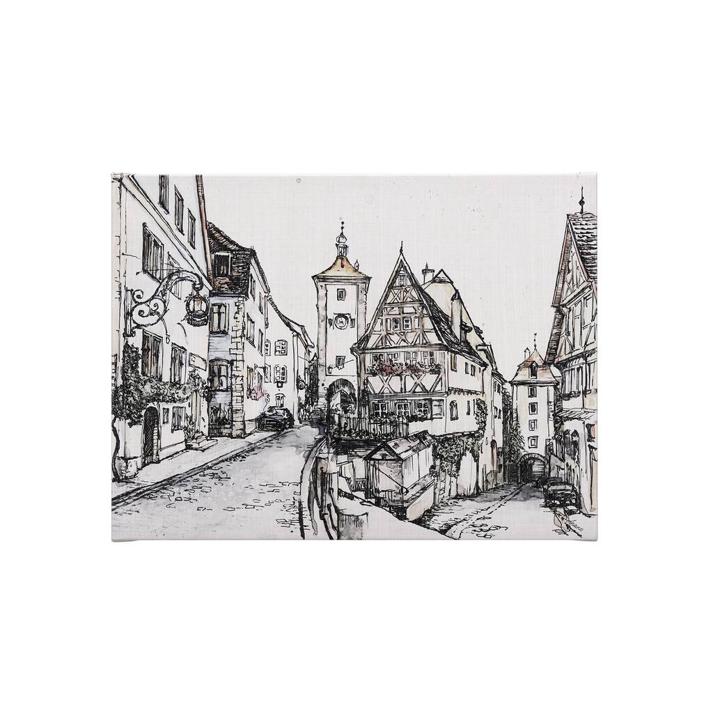 Travel Memories I (28 x 21) Canvas Art Print